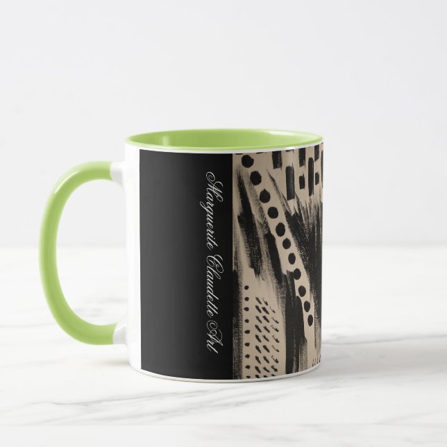 Muzes with Mar Abstract Mug Tasse (Links)