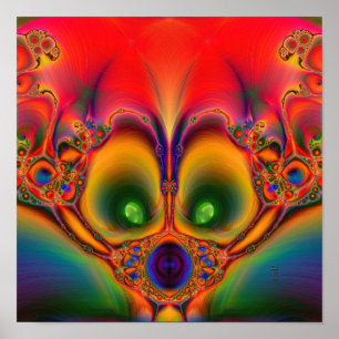 Muzzled (12" x 12") Art Print Poster