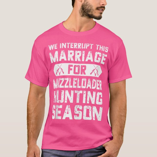 Muzzlelading Black Powder Hirsche Jagdsaison Rif T-Shirt (Vorderseite)