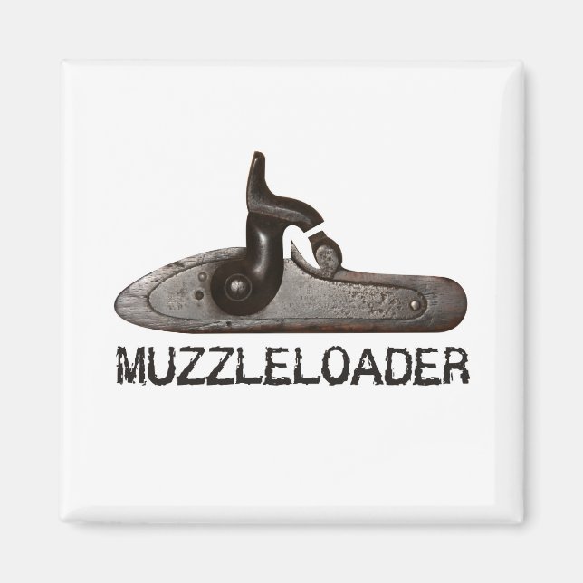 Muzzleloader-Schnürsenkel und Hammer, schwarze Pul Magnet (Vorne)