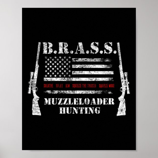 Muzzleloader-Zubehör flattert das Feuer der amerik Poster (Vorne)