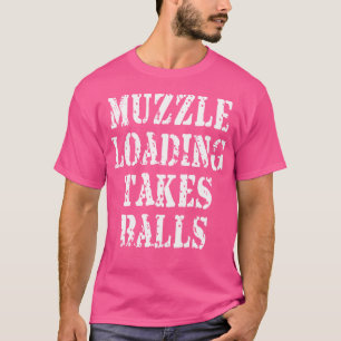 Muzzleloading Black Powder Jagd Funny Hunter T-Shirt