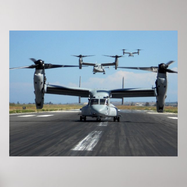 MV-22 Osprey Aircraft Poster (Vorne)