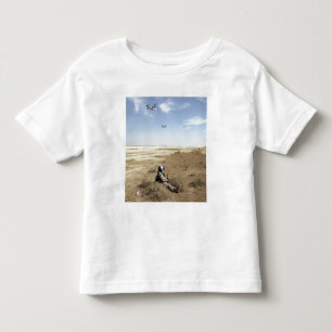 MV-22B Ospreysfliege über US-Marine-Krankenhaus Kleinkind T-shirt