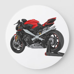 MV Agusta Brutale 1000RR Große Wanduhr