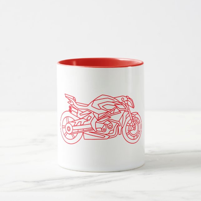MV Agusta Brutale 1000RR Neon style Tasse (Zentrum)