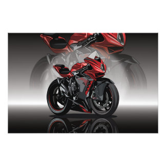 MV Agusta F3 with special background Fotodruck