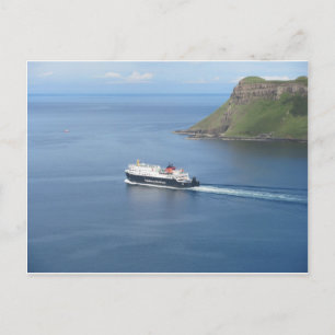 MV Hebrides verlassend Uig Postkarte
