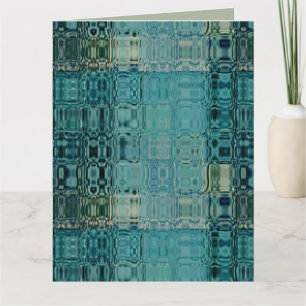 MVB Blue Aquamarin-Imitat-Glas Karte