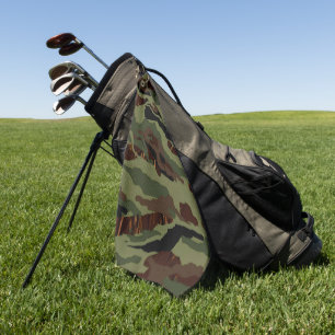 MVB Camouflage - Grünes Design Golfhandtuch