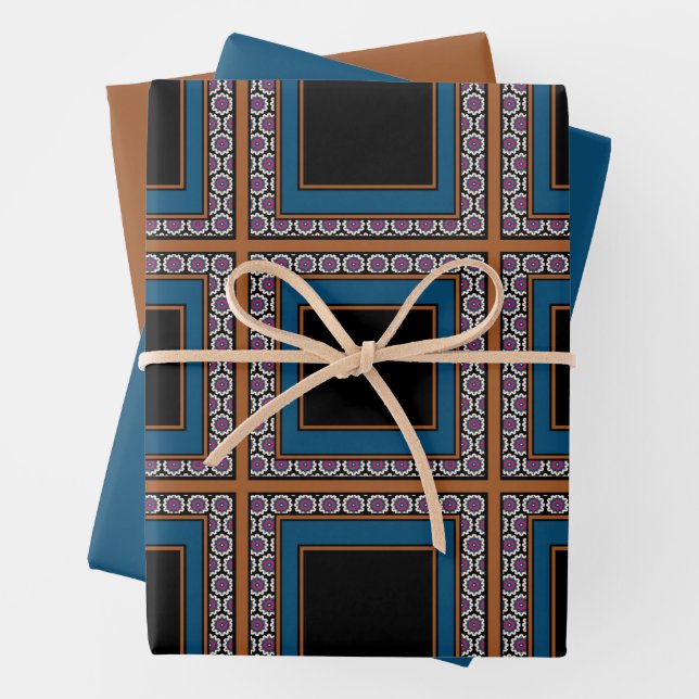 MVB Mexican Monogram Able Acceleration Border Geschenkpapier Set (Beispiel)