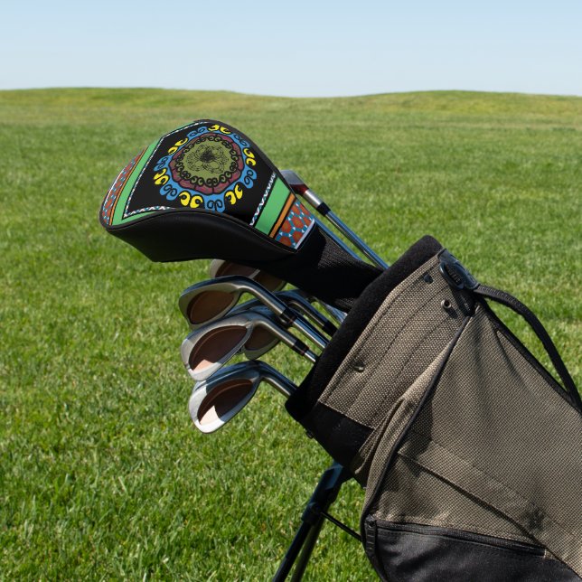 MVB Mexican Monogram Akzent-Randdesign  Golf Headcover (In SItu)