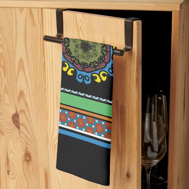 MVB - Mexikanischer Stolz-1-Design Geschirrtuch (Drittel gefaltet)