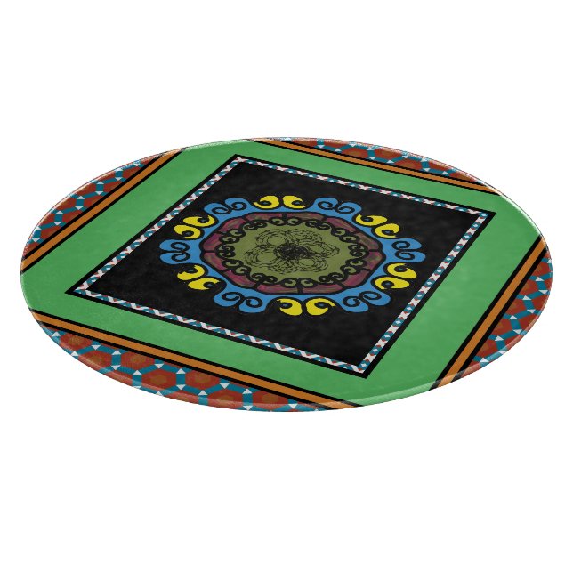 MVB - Mexikanischer Stolz-1-Design Schneidebrett (Ecke)