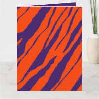 MVB Tiger Stripes Design - orange und Lila