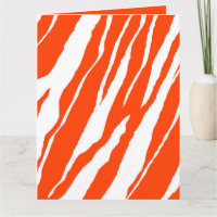MVB Tiger Stripes Design - Orange & Weiß