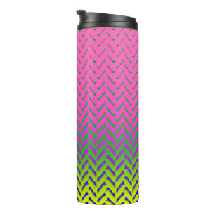 MVB Zickzack Rainbow Pink Design Tumbler Thermosbecher