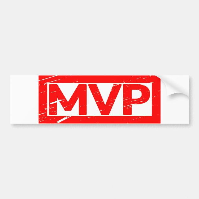 MVP-Briefmarke Autoaufkleber (Vorne)