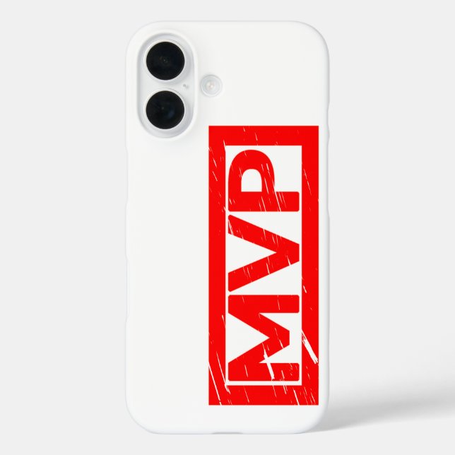 MVP-Briefmarke Case-Mate iPhone Hülle (Rückseite)