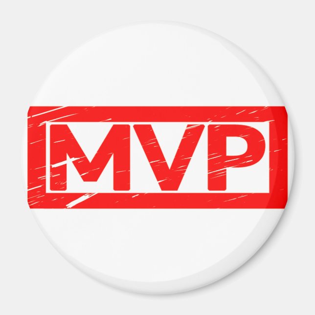 MVP-Briefmarke Magnet (Vorne)