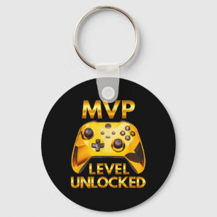 Mvp-Level freigeschaltet Videospiel-Player Gold Ga Schlüsselanhänger