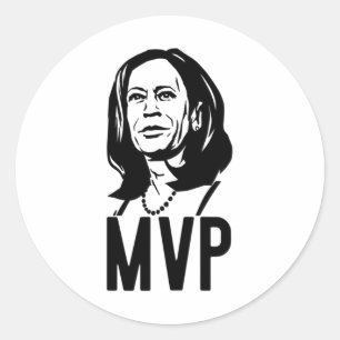 Mvp Madame Vizepräsident Kamala Harris Wahl Runder Aufkleber