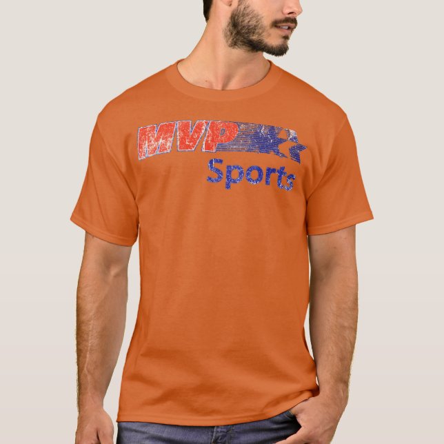 MVP Sports T - Shirt - Retro Athletic Throwback (Vorderseite)
