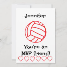 MVP Volleyball Kids Clubroom Holiday Card