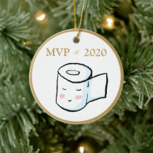 MVP von 2020 Funny Toilet Paper Weihnachtsschmuck