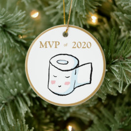 MVP von 2020 Funny Toilet Paper Weihnachtsschmuck