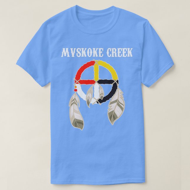 Mvskoke Creek Muskogee Native American  T-Shirt (Design vorne)