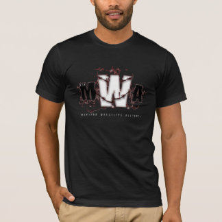 MWA - Klassiker (Kastanienbraun auf Schwarzem) T-Shirt