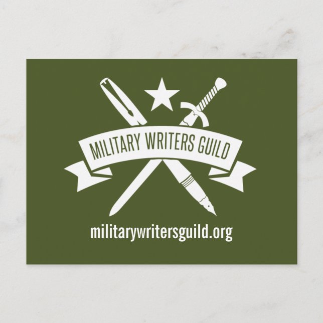 MWG-Logo-Postkarte, Olive Drab Postkarte (Vorderseite)