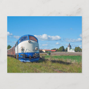 MX 1009 mit speziellem Zug in Viby Postkarte