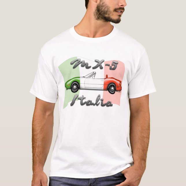 MX-5 Italien T-Shirt (Vorderseite)