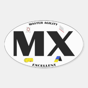 MX Agility Titel Aufkleber
