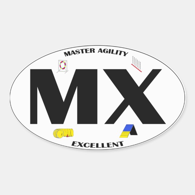 MX Agility Titel Aufkleber (Vorderseite)