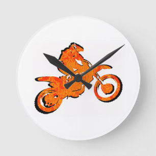 MX ORANGE GLOW RUNDE WANDUHR
