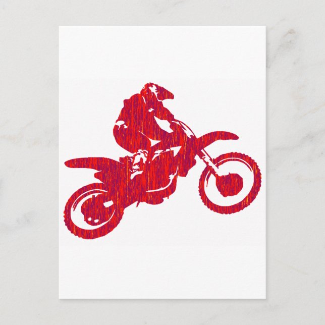 MX RED STYLED POSTKARTE (Vorderseite)