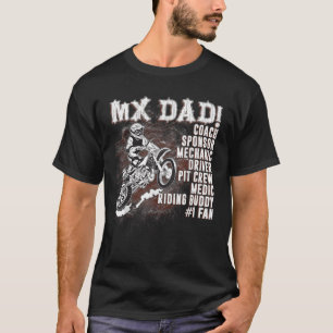 MX Vater Coach Sponsor Mechansor Driver Riding Bud T-Shirt