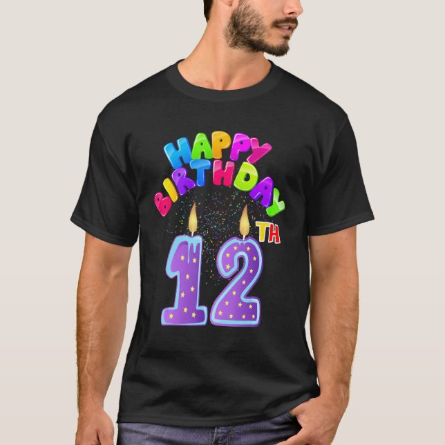 My 12th Birthday T-Shirt (Vorderseite)