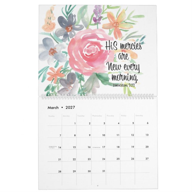 My 2020 Scripture Calendar Kalender (Mär 2027)