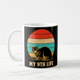 My 9. Life Cat Birthday Kitten Bday Vater Jokes Fa Kaffeetasse