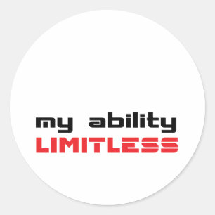 My ability limitless runder aufkleber