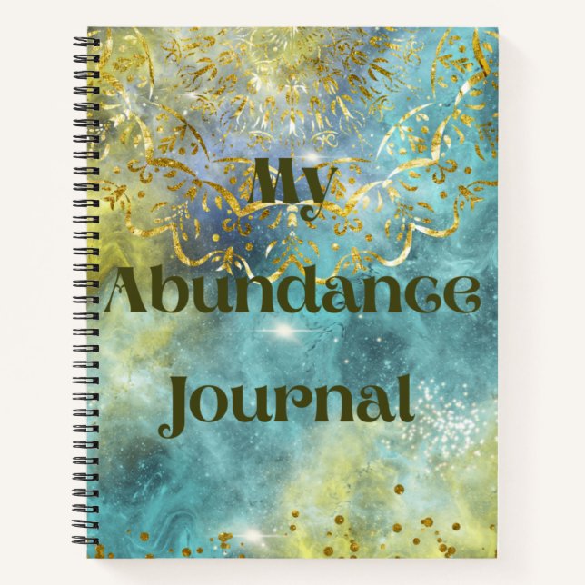 My Abundance Journal Notizbuch (Vorderseite)