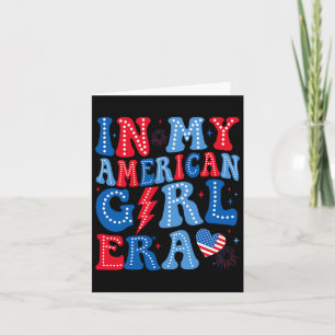 My American Girl Era Retro 4. Juli Groovy Patr Karte