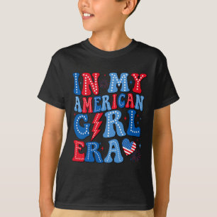 My American Girl Era Retro 4. Juli Groovy Patr T-Shirt