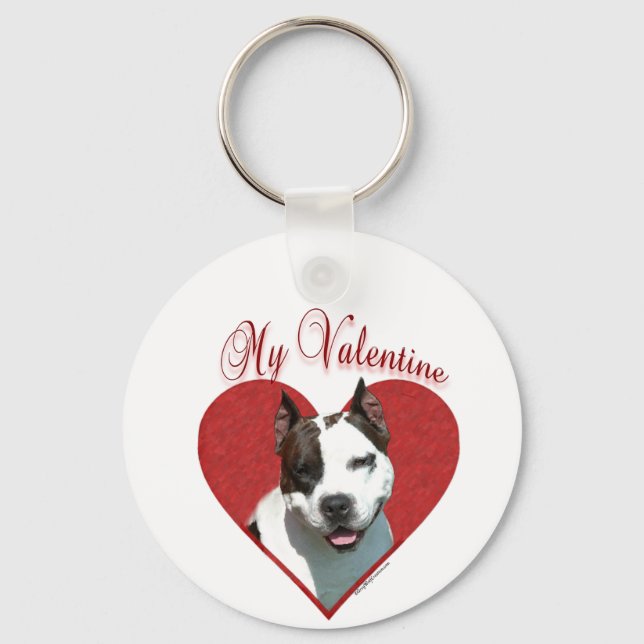 My AmStaff Valentine Schlüsselanhänger (Vorderseite)