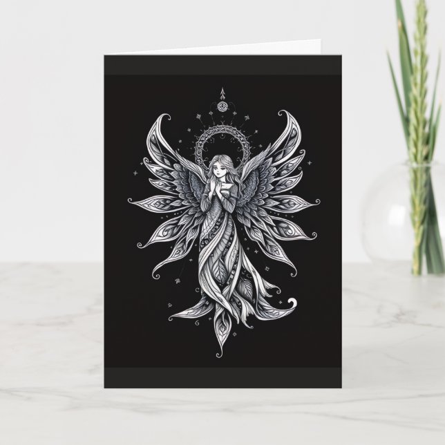 My Angel Valentine's card Dankeskarte (Vorderseite)