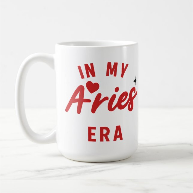 my Aries era Mug ,Aries birthday gift Kaffeetasse (Links)